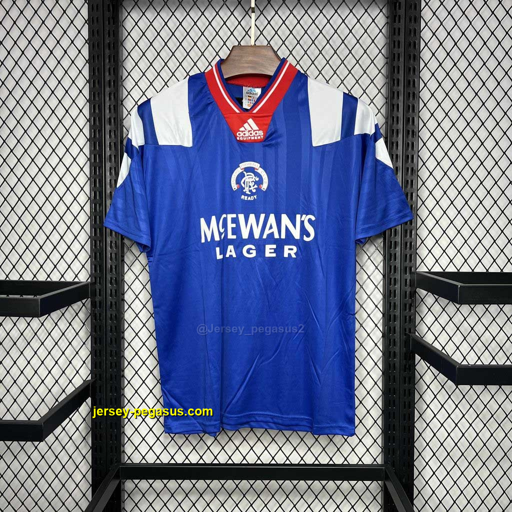 Rangers Home Retro Kit Vintage Shirt Sport