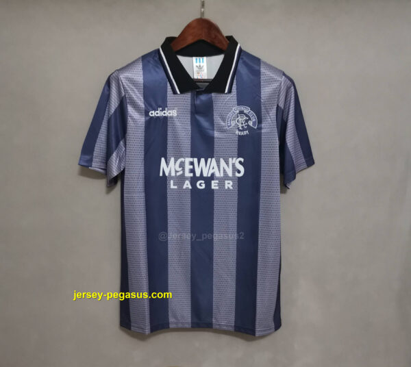Rangers purple third away Rangers purple third away