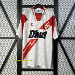 Rayo Vallecano Home Retro Kit Vintage Shirt Soccer