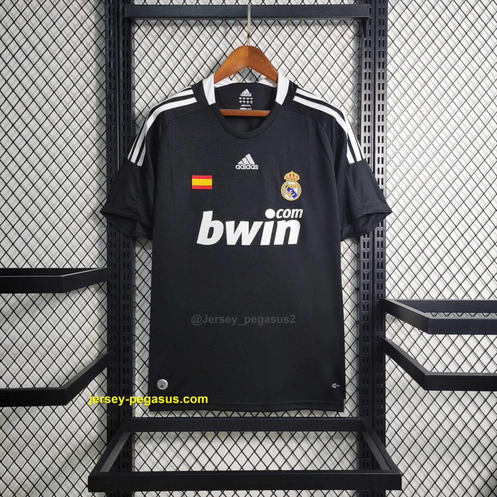 Real Madrid Retro Third Kit Vintage Black Shirt Soccer Jerseys