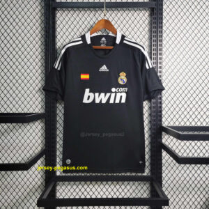 Real Madrid Retro Third Kit Vintage Black Shirt Soccer Jerseys