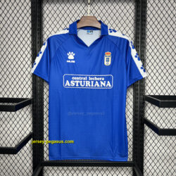 Real Oviedo Home Retro Kit Vintage Uniform