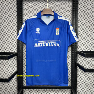 Real Oviedo Home Retro Kit Vintage Uniform
