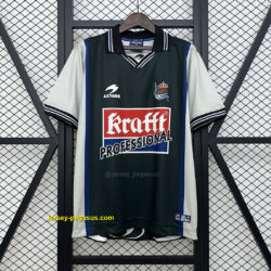 Real Sociedad Away Retro Kit Vintage Shirt