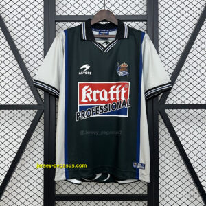 Real Sociedad Away Retro Kit Vintage Shirt
