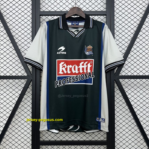 Real Sociedad Away Retro Kit Vintage Shirt Real Sociedad Away Retro Kit Vintage Shirt