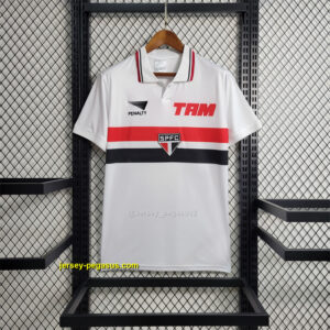 Retro Sao Paulo home Soccer Jerseys