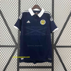 Scotland Home Retro Kit Soccer Uniform