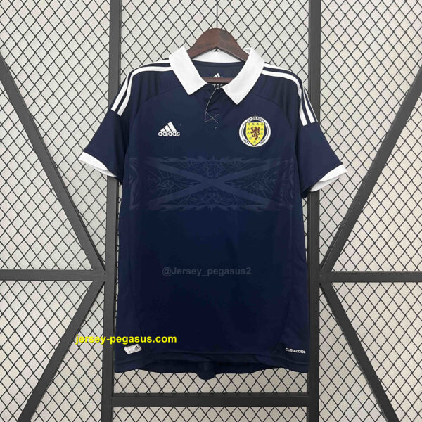 Scotland Home Retro Kit Soccer Uniform