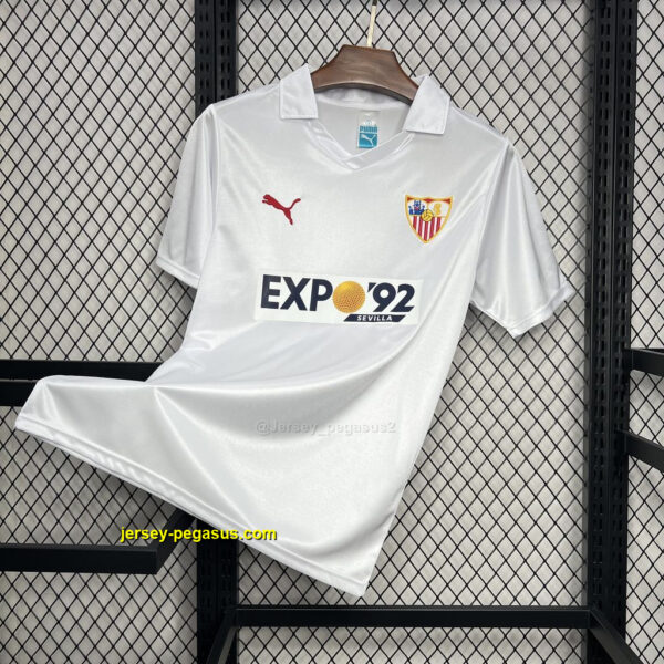 Sevilla FC Home Retro Kit Vintage Shirt Sevilla FC Home Retro Kit Vintage Shirt