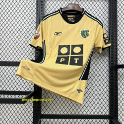 Sporting Lisbon Away Retro Kit Vintage Shirt