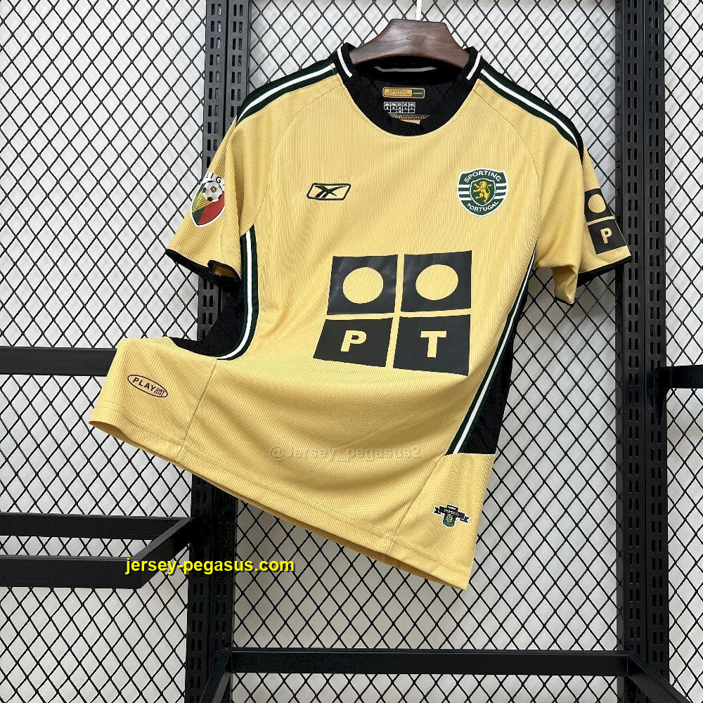 Sporting Lisbon Away Retro Kit Vintage Shirt