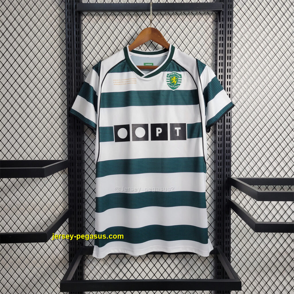 Sporting Lisbon Home Retro Commemorative Edition Shirt Football Jerseys