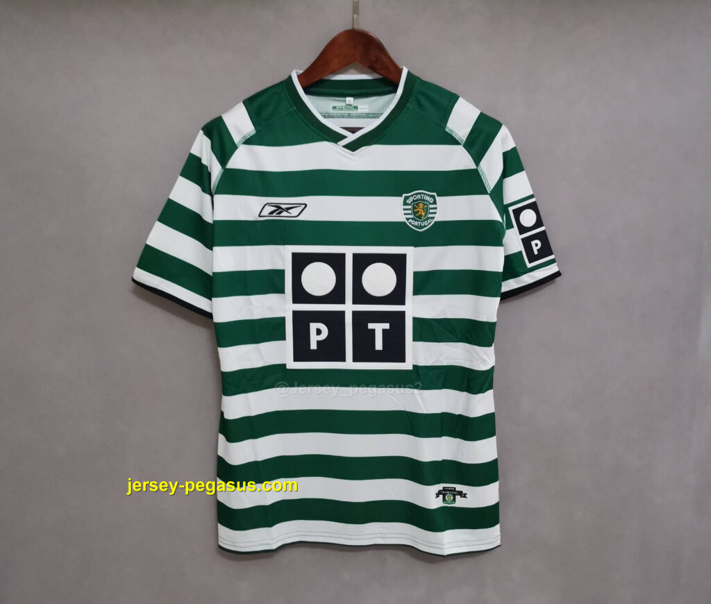 Sporting Lisbon Home Retro Kit Vintage Shirt Football Jerseys