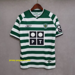 Sporting Lisbon Home Retro Kit Vintage Shirt Football Jerseys
