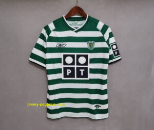 Sporting Lisbon Home Retro Kit Vintage Shirt Football Jerseys