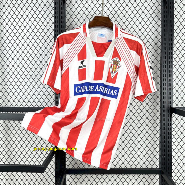 Sporting de Gijón Home Retro Kit Vintage Shirt