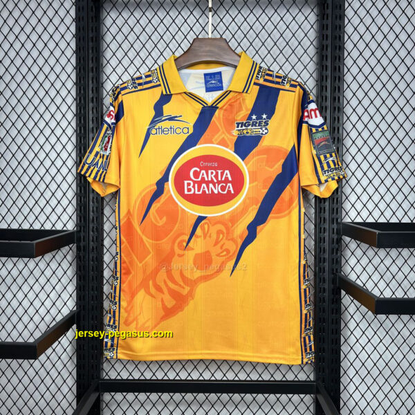 Tigres UANL Home Retro Kit Vintage Shirt Sport