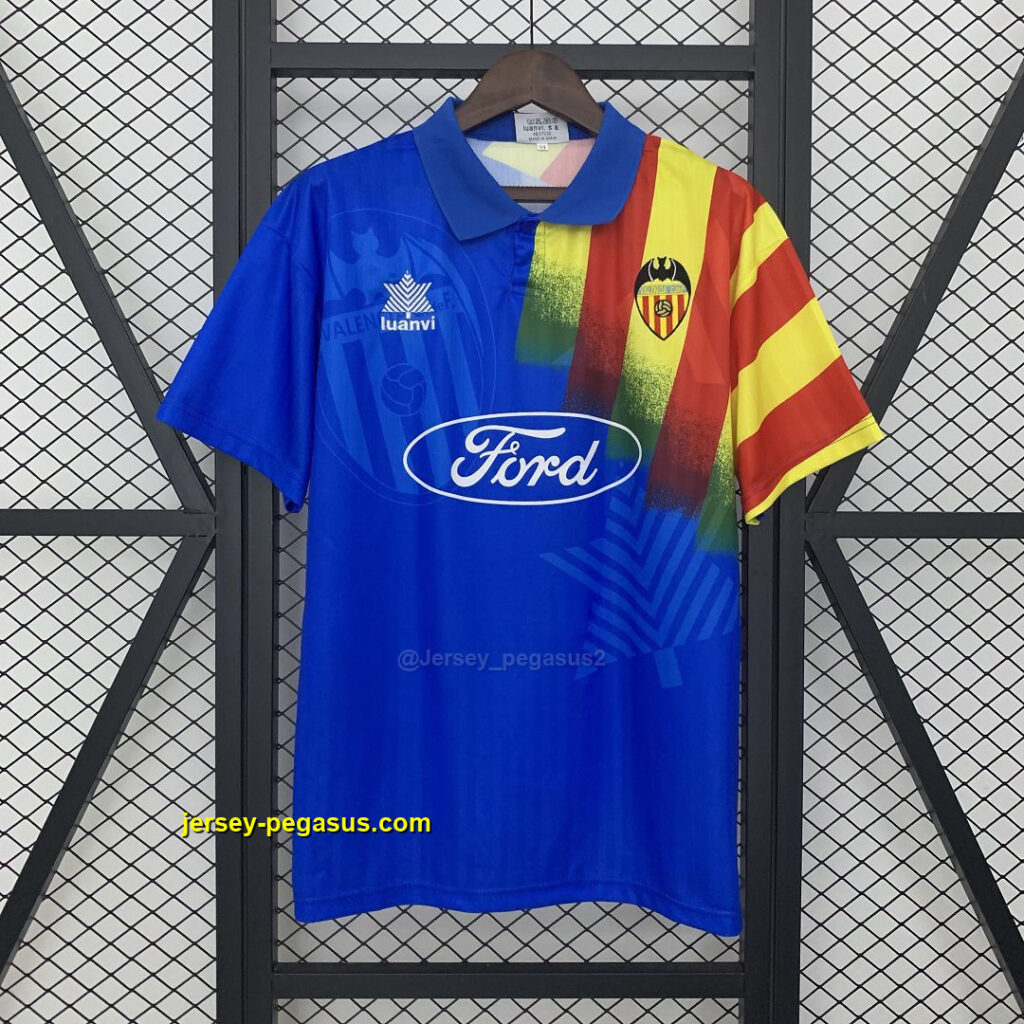 Valencia Away Retro Kit Vintage Shirt