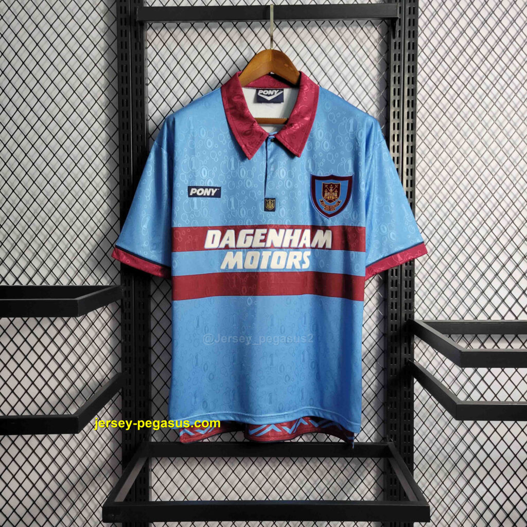 West Ham Away Retro Kit Vintage Shirt Sport