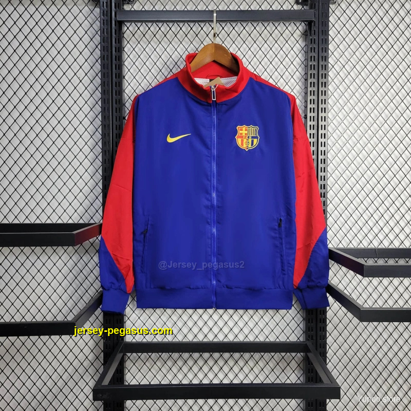 Barcelona Jacket Blue Windbreaker Barcelona Jacket Blue Windbreaker