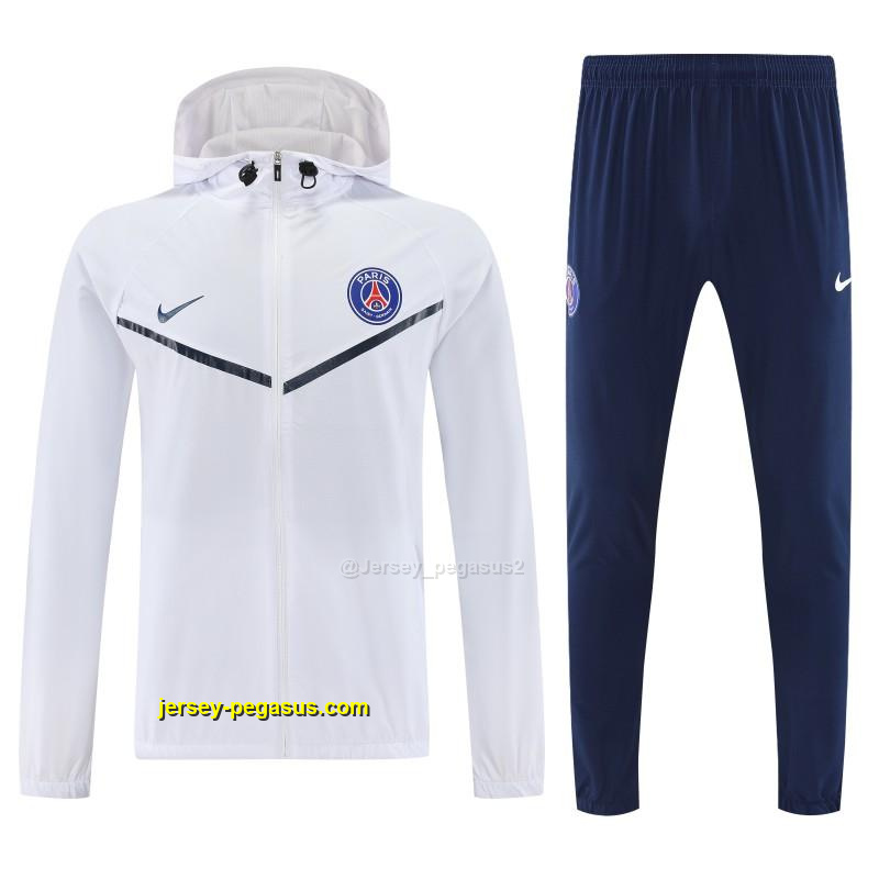 Paris White Full zipper Jacket Tracksuit+ long pants Paris White Full zipper Jacket Tracksuit+ long pants