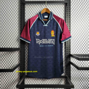 West Ham Iron Maiden Home Joint Board Retro Kit Vintage Shirt