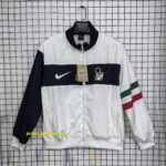 1996 Italy White Retro Windbreaker