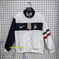 1996 Italy White Retro Windbreaker