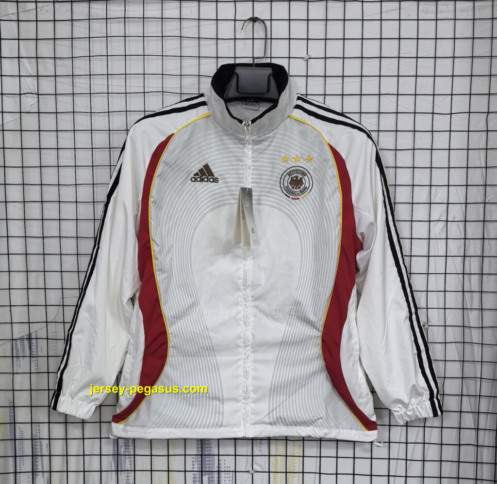 2006 Germany Retro white Windbreaker