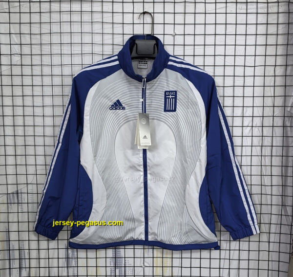 2006 Greece blue Retro Windbreaker