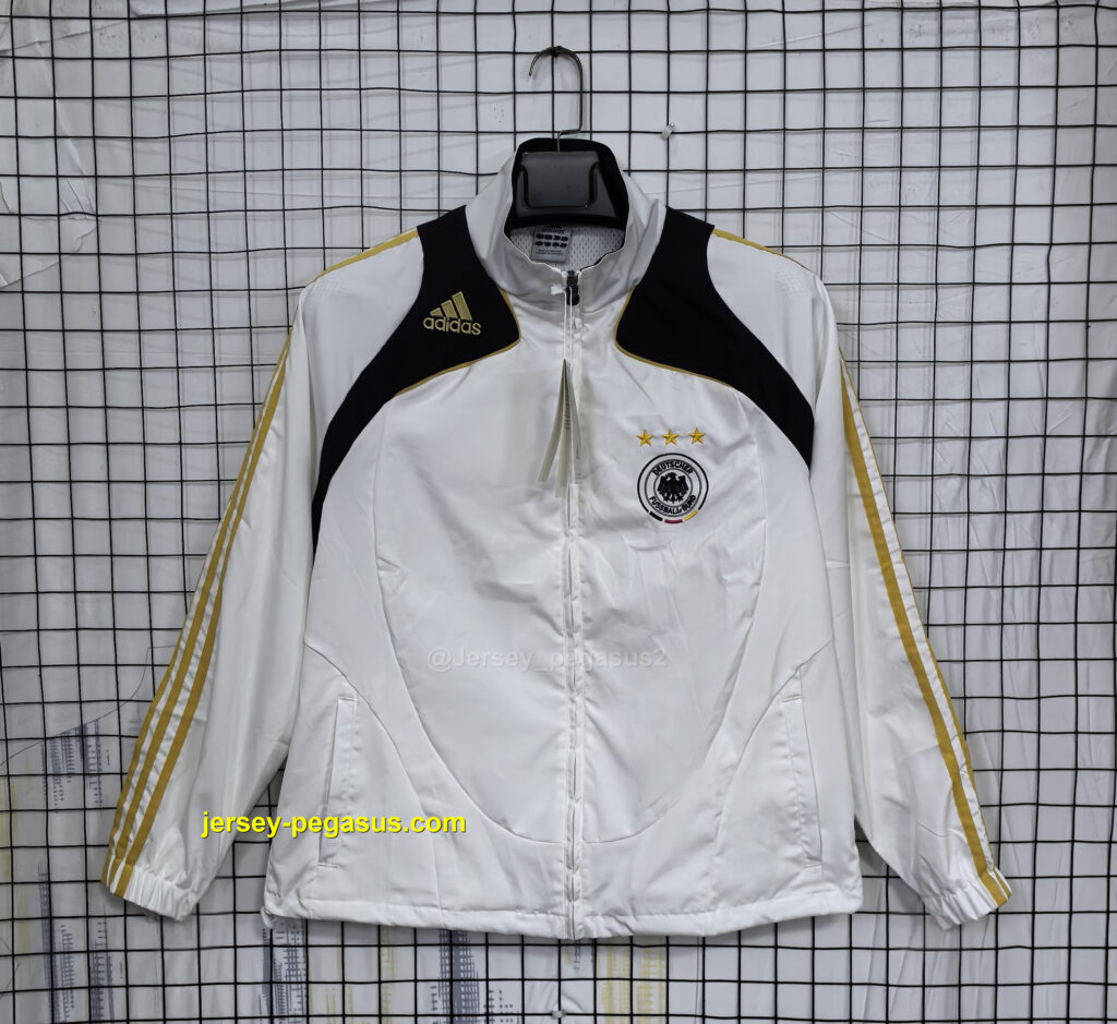 2007 Germany Retro white Windbreaker
