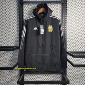 2022 Argentina Black Windbreaker