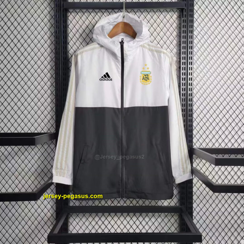 2023 Argentina Windbreaker black and white