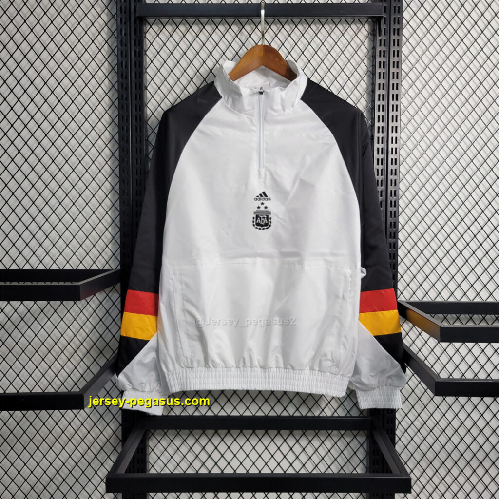 2023 Argentina white with black logo Windbreaker