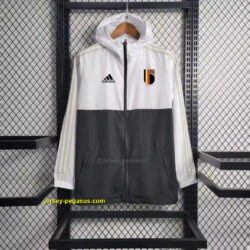 2023 Belgium Windbreaker black and white