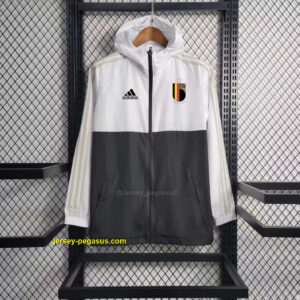 2023 Belgium Windbreaker black and white