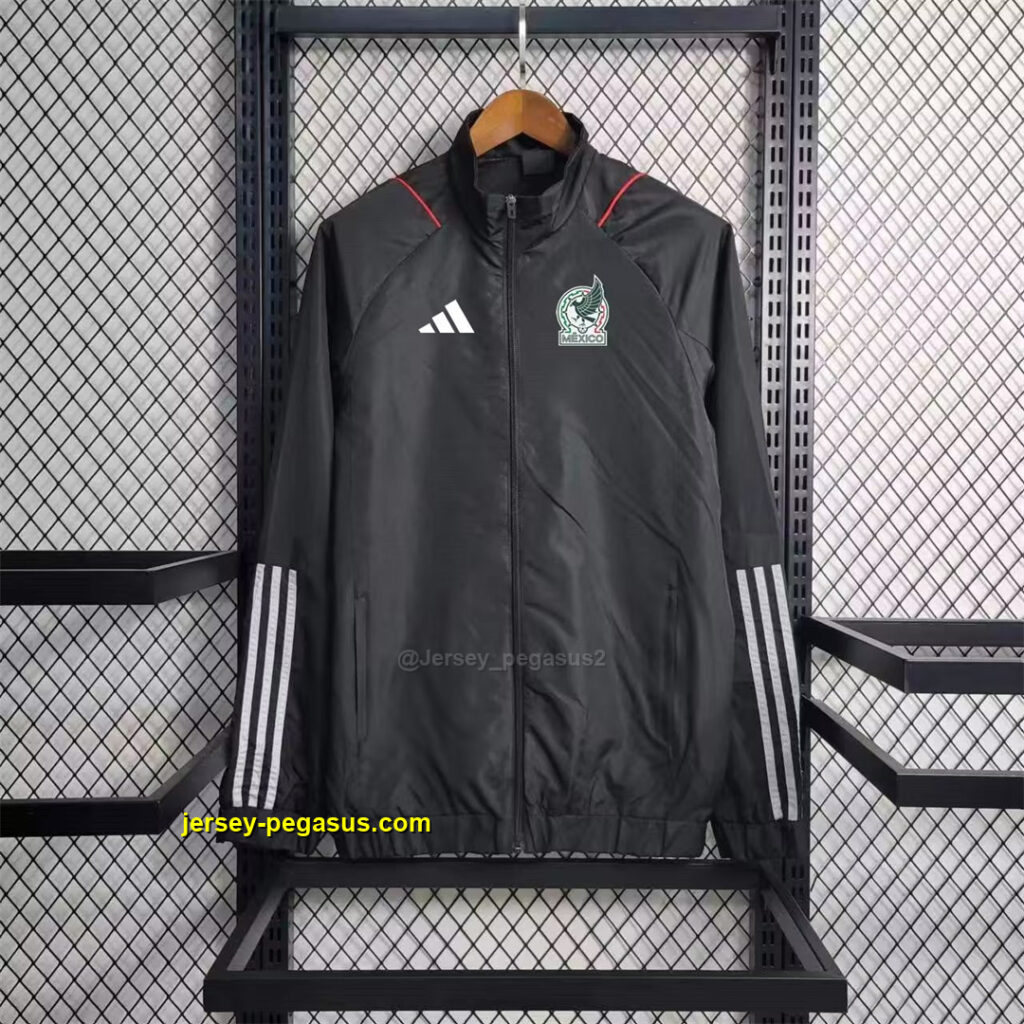 2023 Mexico black Windbreaker