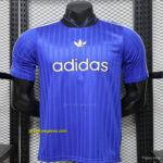 Player Version 2026 Adidas Originals Retro Style Royal Blue Stripe Football Jers