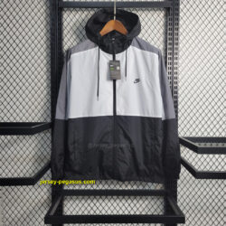 2023 Windbreaker NIKE black and white with gray