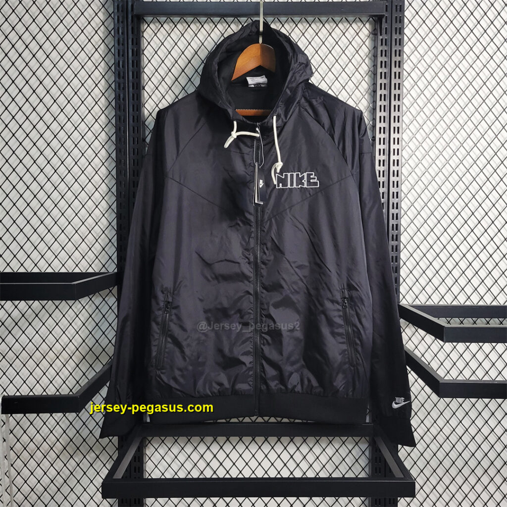 2023 Windbreaker NIKE black with words logo