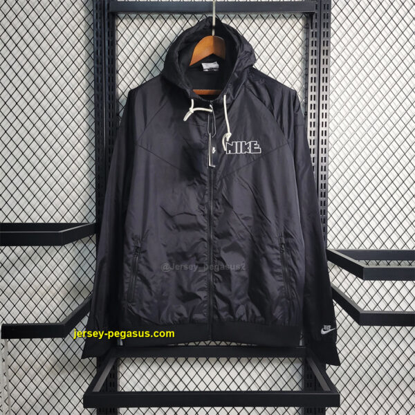 2023 Windbreaker NIKE black with words logo 2023 Windbreaker NIKE black with words logo