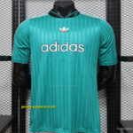 Player Version 2026 Adidas Originals Retro Style Teal Green Stripe Football Jers