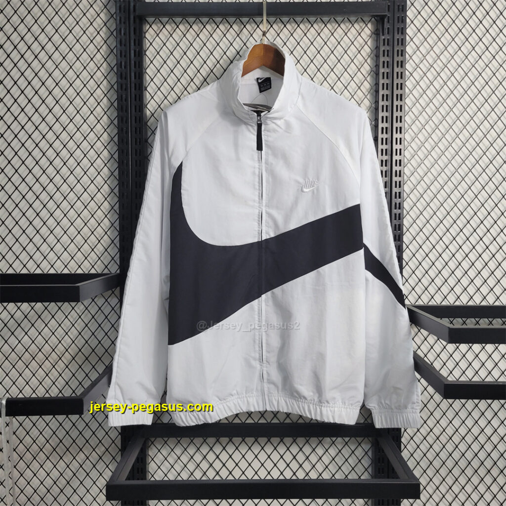 2023 Windbreaker NIKE white with black big logo