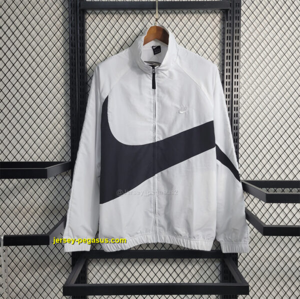 2023 Windbreaker NIKE white with black big logo