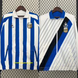 2024 Argentina blue and white Reversible windbreaker