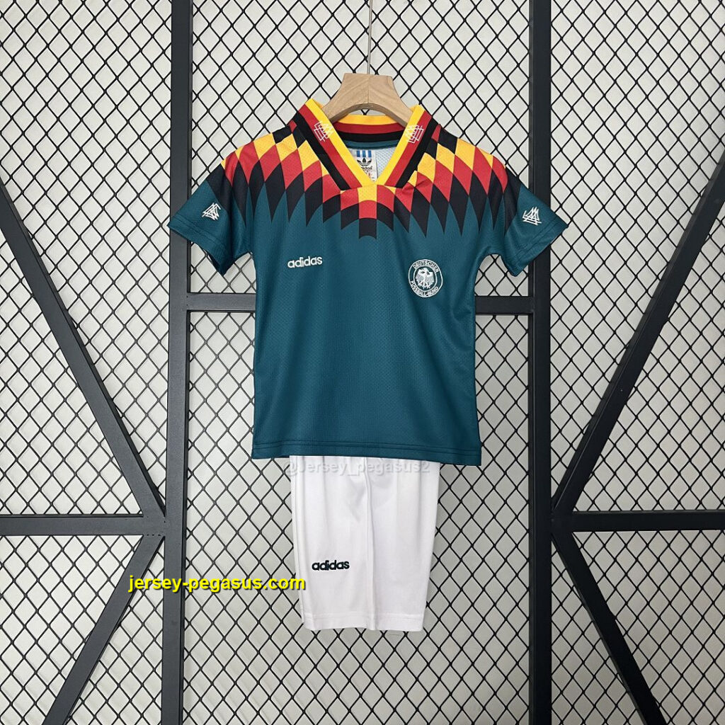 1994 Germany Away Retro Kids Kits Children Sets Football