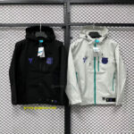 Barcelona Kobe BlackCream Full Zipper Hoodie Windbreaker