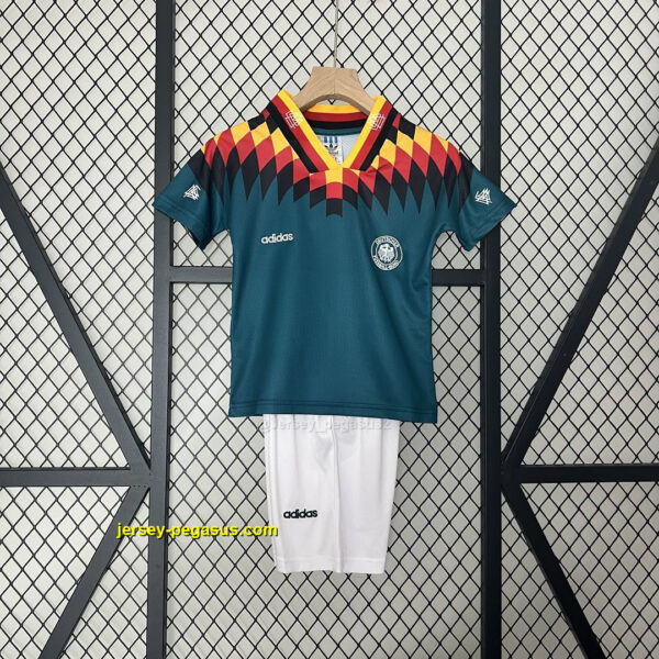 1994 Germany Away Retro Kids Kits Children Sets Football