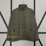 2024 New Dark green Windbreaker